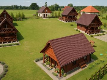 Domki letniskowe Cichosza Miłomłyn na Mazurach