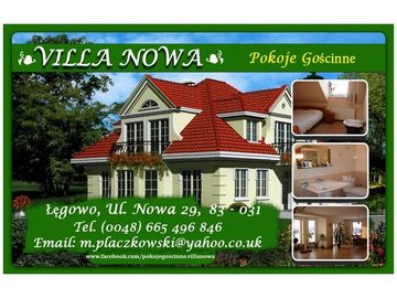 Pokoje Gościnne Villa Nowa Łęgowo