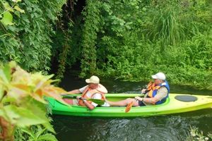 Pole namiotowe i spływy kajakowe rzeką Wel - Mazury